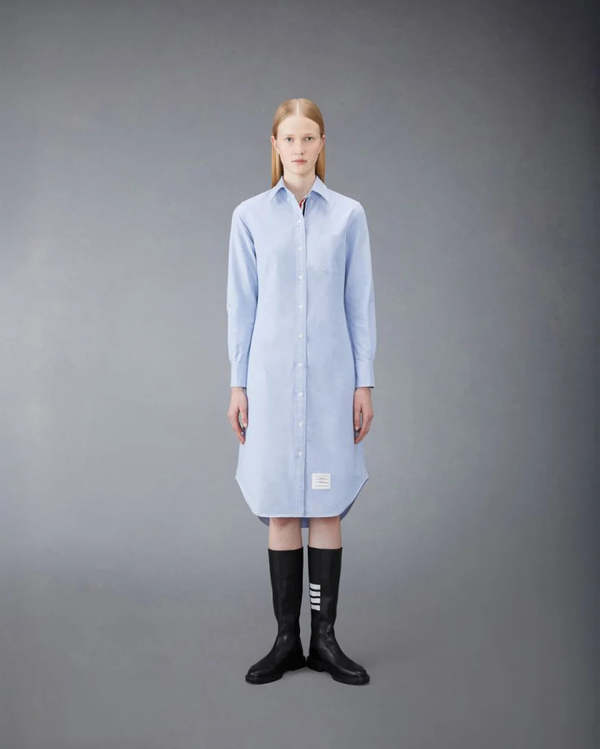 thom browne dress Tonal University Stripe Boat Neck Dress