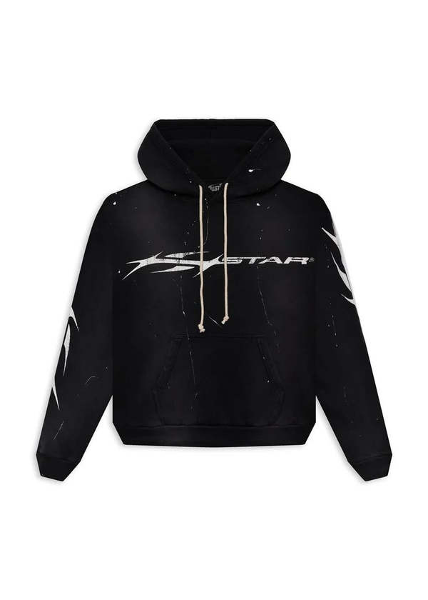 1*1様 Hellstar Hstar Hoodie ヘルスター フーディ パー HELLSTAR HStar Hoodie | Black | FARFETCH