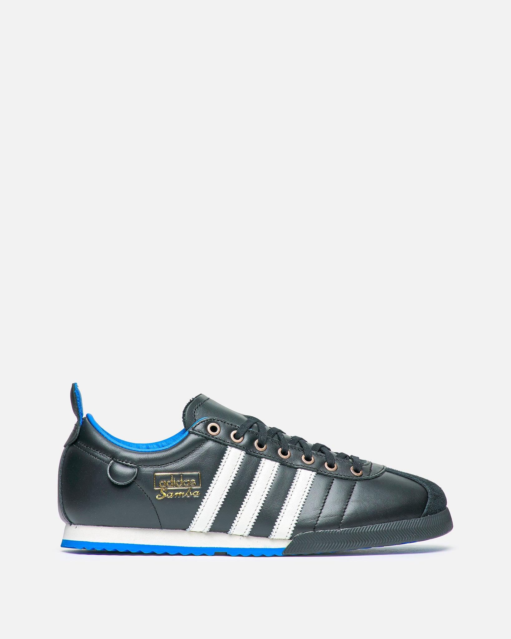 Adidas Samba 62 Sneaker - Black/Blue | Garmentory
