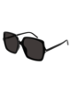 Yves Saint Laurent Oversized Square Acetate Sunglasses - Black - Thumbnail 2