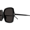 Yves Saint Laurent Oversized Square Acetate Sunglasses - Black - Thumbnail 3