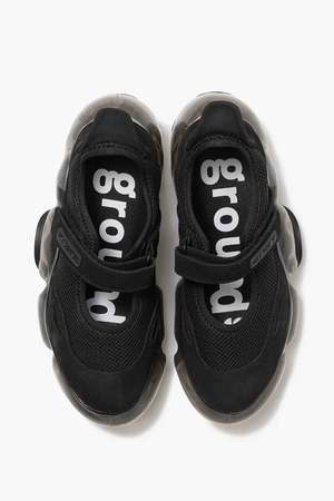 grounds Moopie Mary Jane Shoes - Black Black | Garmentory