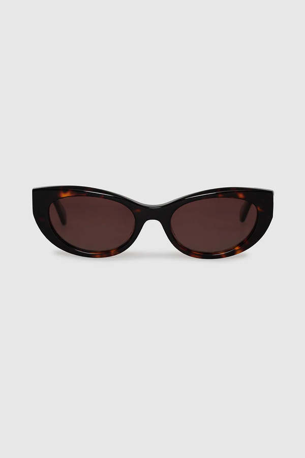 Anine Bing Cannes Sunglasses - Dark Tortoise | Garmentory display picture 3