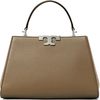 Tory Burch Eleanor Pebbled Satchel - Wild Mushroom - Thumbnail 1