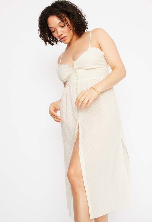 Loup Charmant Avalon Dress - Natural Swiss Ellipse