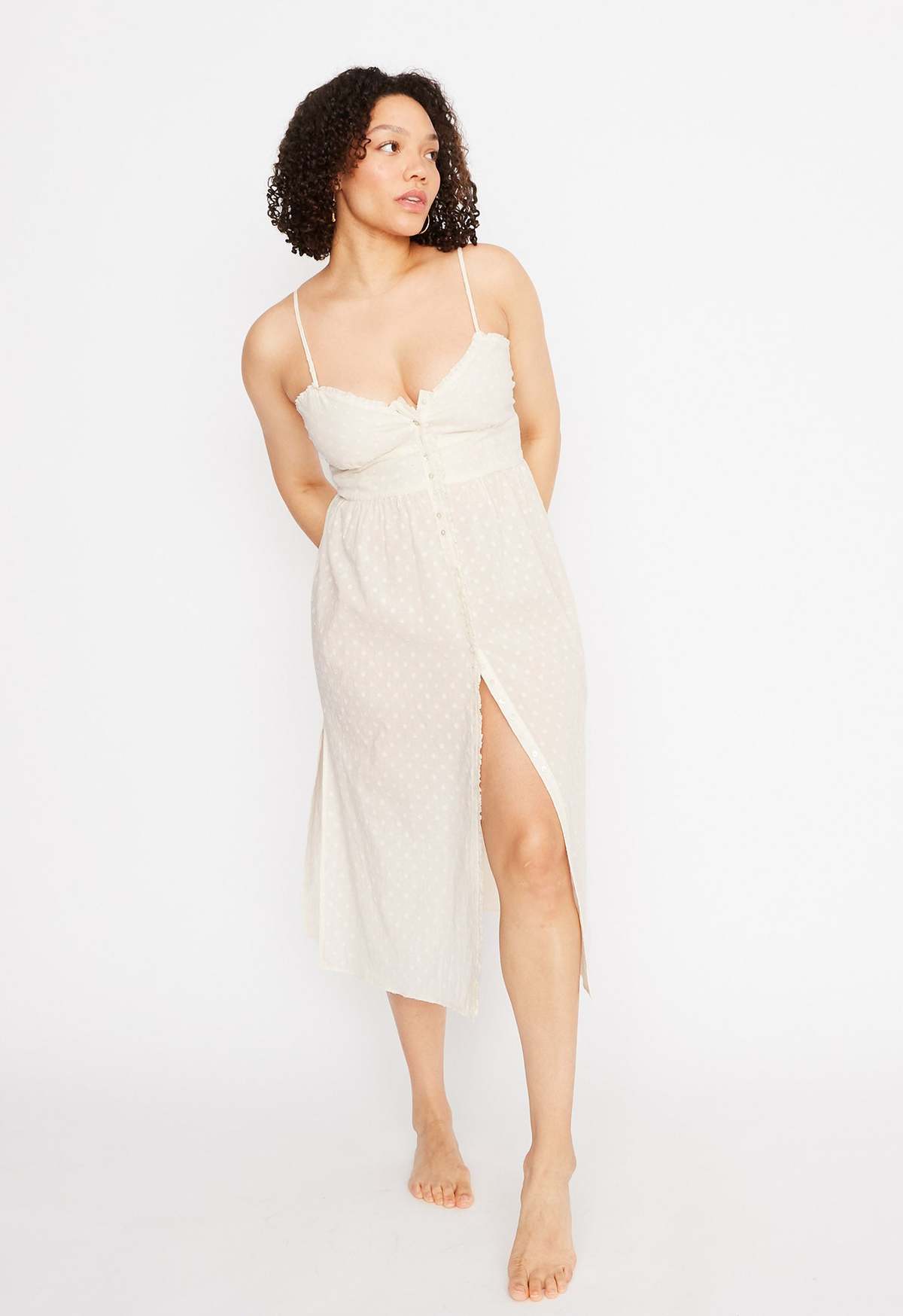 Loup Charmant Avalon Dress - Natural Swiss Ellipse - Image 2 of 4