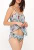 Loup Charmant Scoop Tank - Sky Tuscan Floral - Thumbnail 1