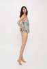 Loup Charmant Scoop Tank - Sky Tuscan Floral - Thumbnail 4