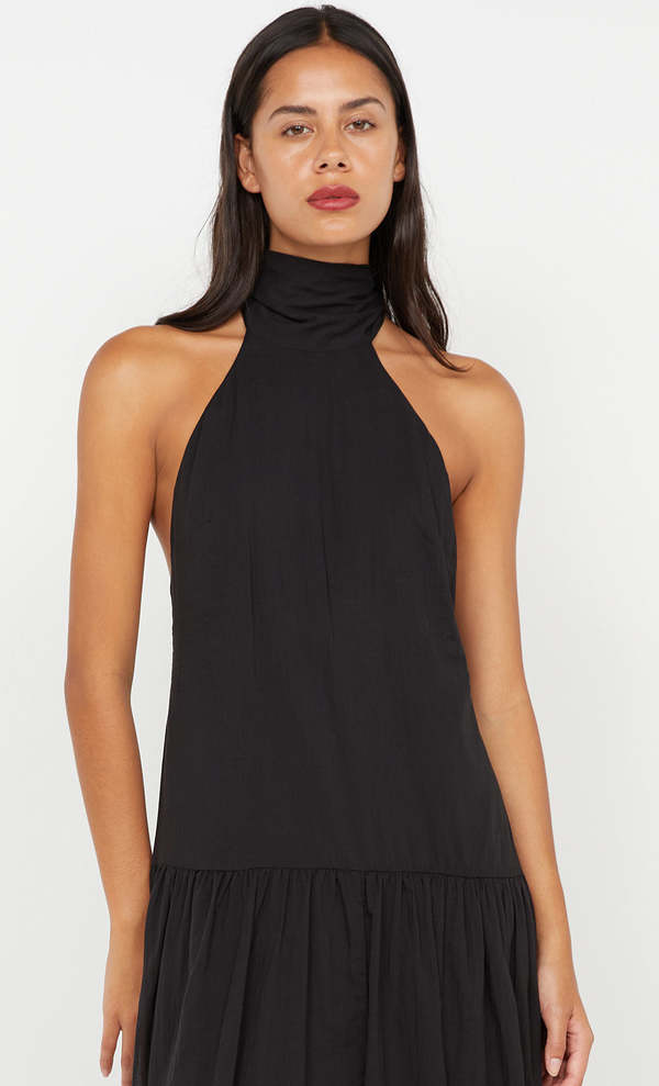 chinese dress ladies Halle Strapless Dress in Black main image 0