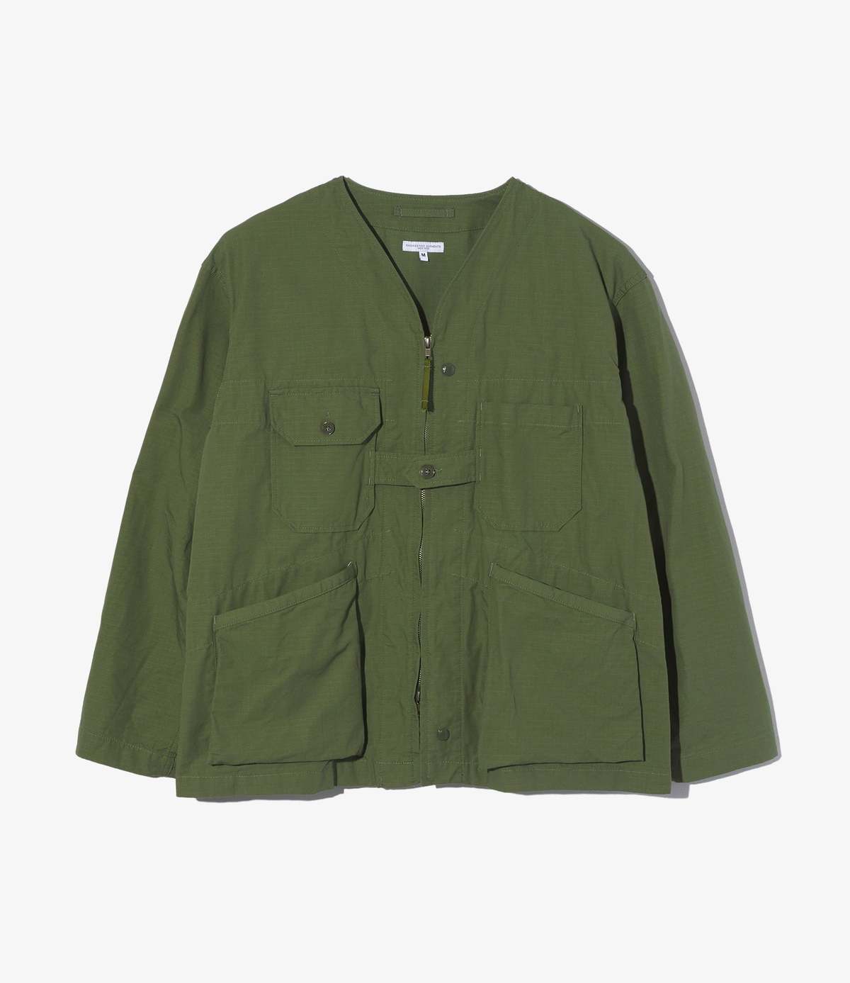 Engineered Garments Cotton Ripstop Cardigan Jacket - Olive