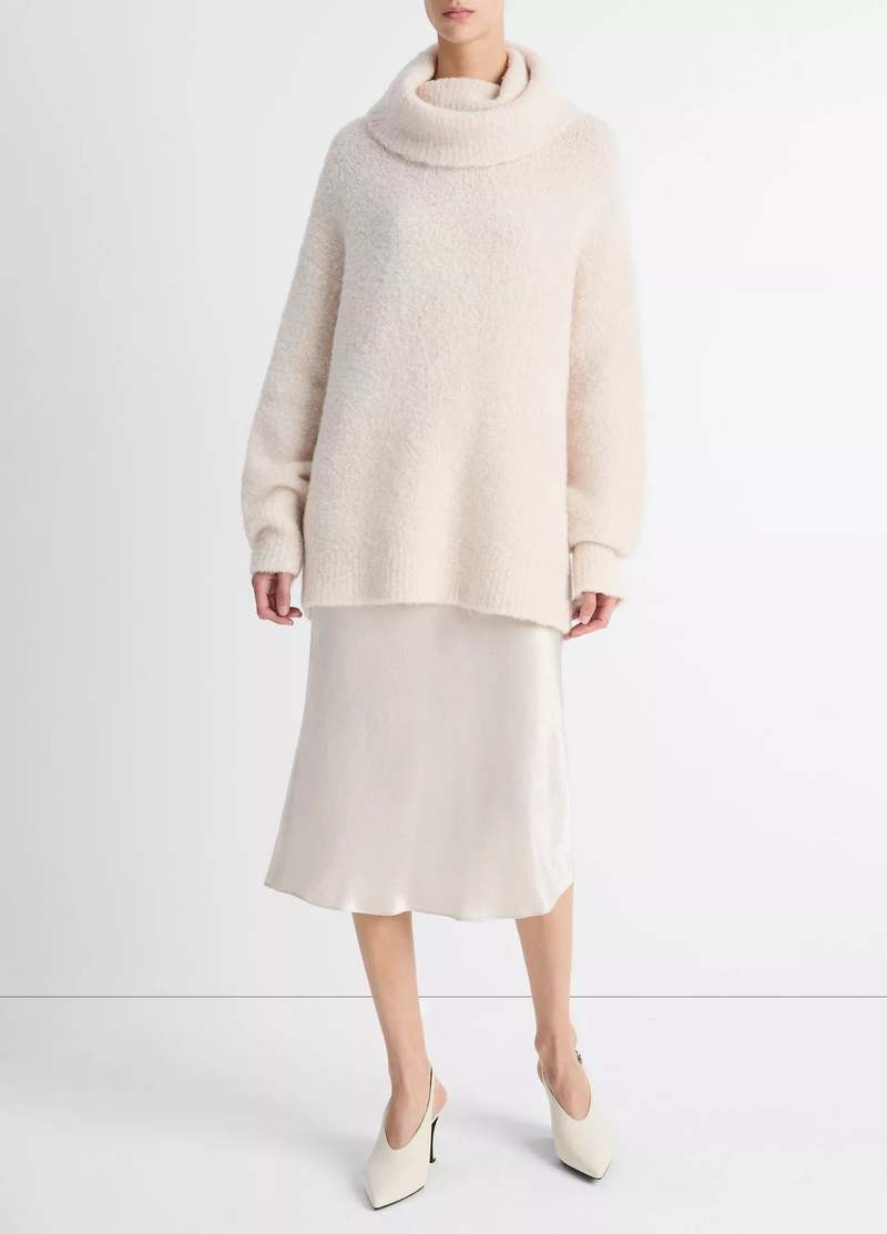 Vince Satin Slip Skirt - Champagne Vince Satin Slip Skirt - Champagne
