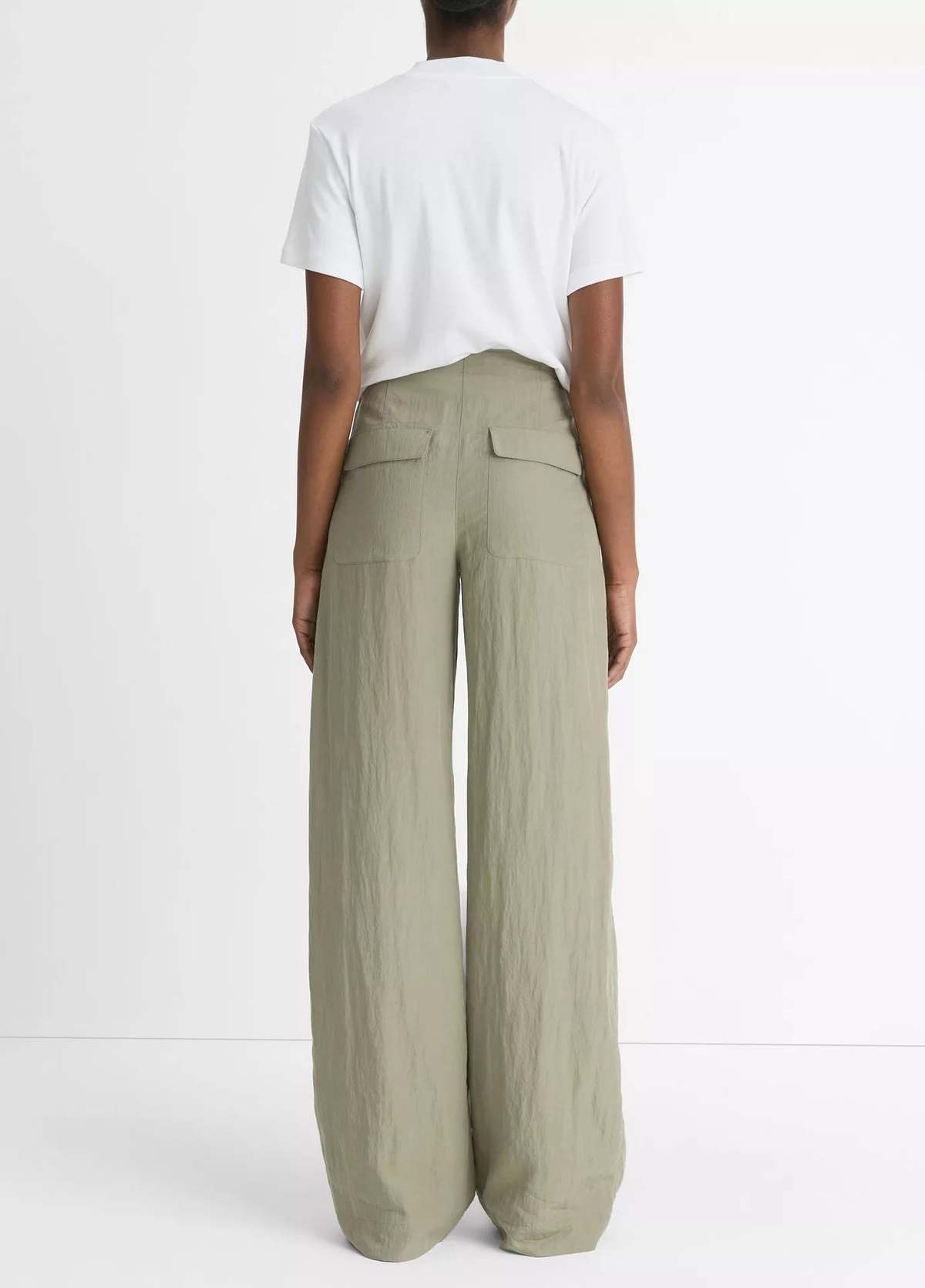 Vince Utility Drawstring Pants - Smoky Moss | Garmentory