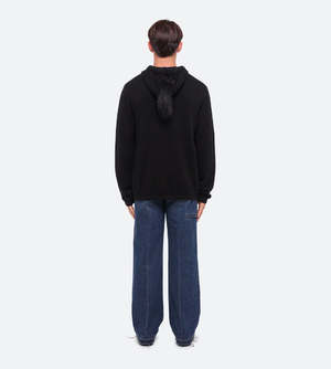 Helmut Lang Mohawk Full Zip Hoodie - Black | Garmentory