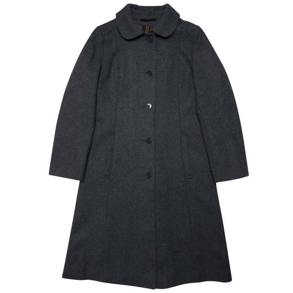MISSTEX Boiled Wool A-Line Dress Coat - Iron MISSTEX Boiled Wool A-Line Dress Coat - Iron