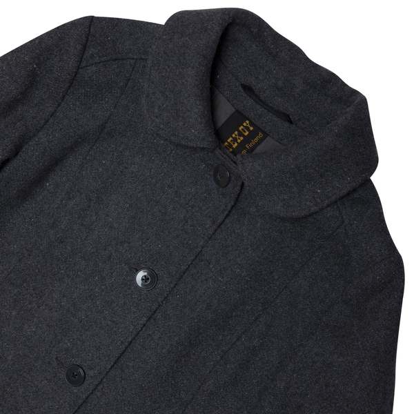 Misstex Boiled Wool A Line Dress Coat Iron