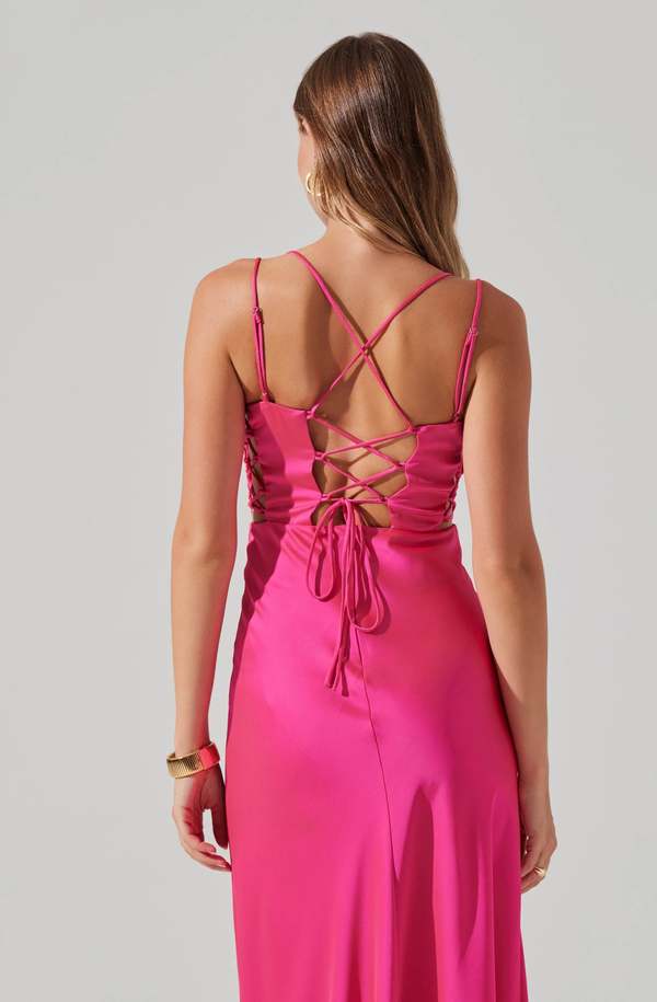 knee length dresses for ladies Floral Lace Midi Dress main image 0