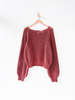 Misha & Puff Cotton Sweater - maroon - Thumbnail 1