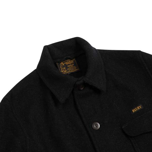 Norwellan Bluey 34 Ounce Waterproofed Felted Wool Lumber Jacket