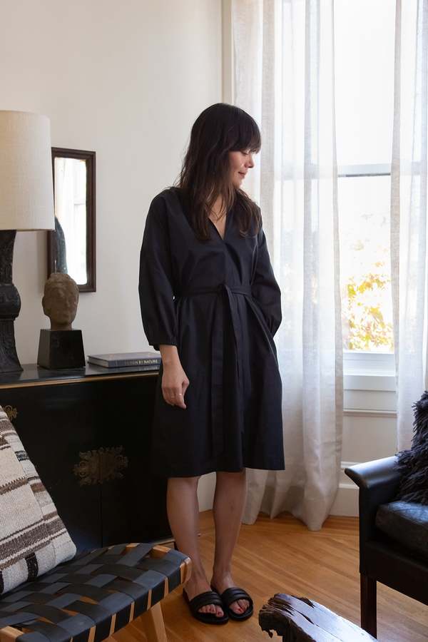 Erica Tanov Tynan Cotton Dress - Black