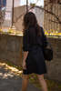 Erica Tanov Tynan Cotton Dress - Black - Thumbnail 11