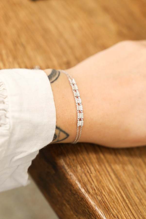 XIV Karats B037 Bracelet - 14k White Gold XIV Karats B037 Bracelet - 14k White Gold