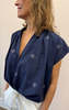 Two Khadi Shirt - Navy - Thumbnail 3