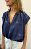 Two Khadi Shirt - Navy - Thumbnail 5