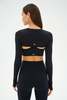 Splits59 Amelia Airweight Lite Shrug - Black - Thumbnail 6