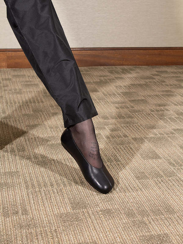 MM6 Maison Margiela Ballet Shoe - Black | Garmentory