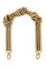 Clare V. Shortie Strap Knotted Chain - Vintage Gold - Thumbnail 1