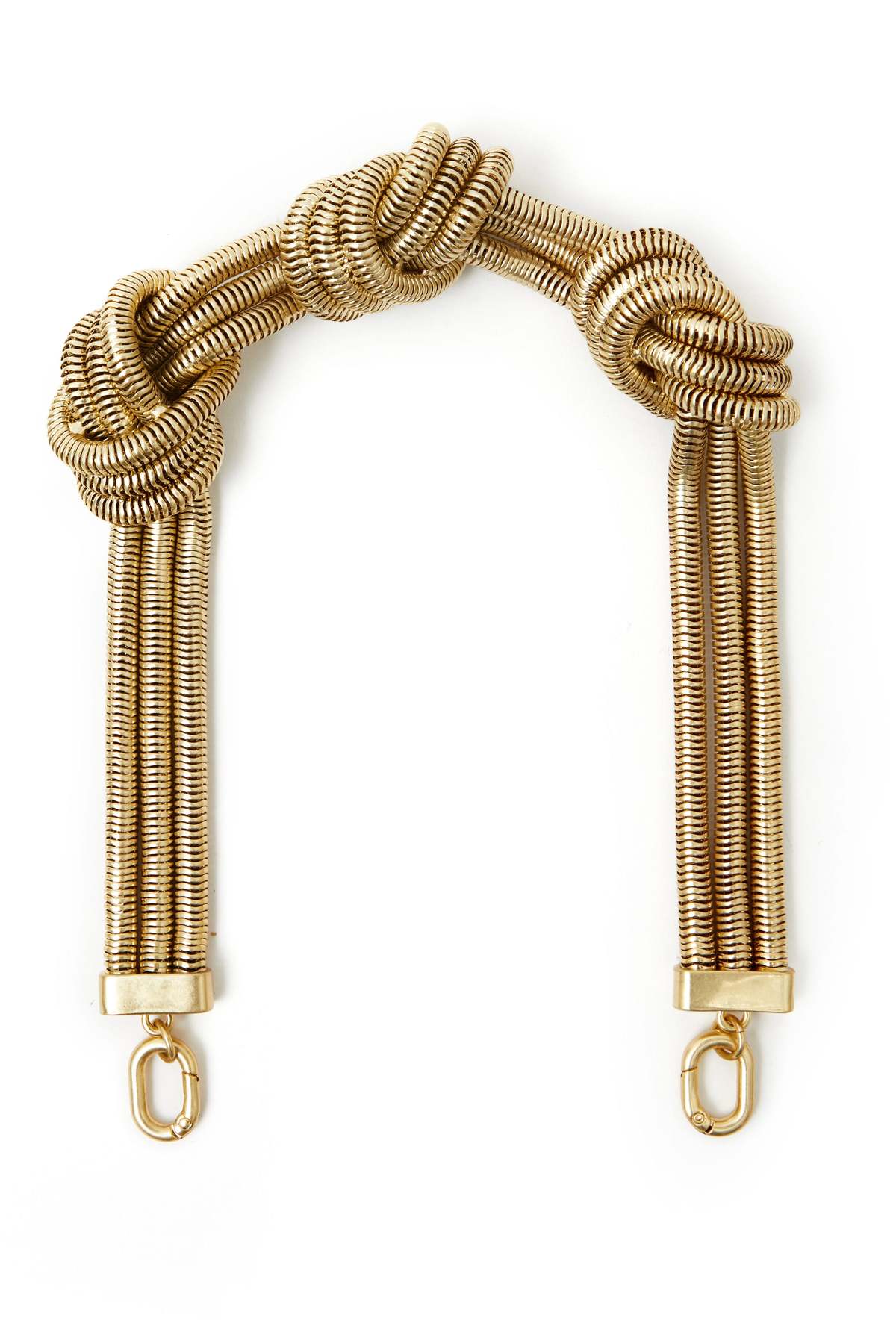 Clare V. Shortie Strap Knotted Chain - Vintage Gold - Image 1 of 1