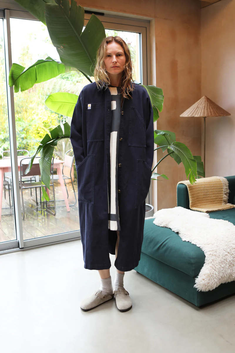 L.F.Markey Emery Trench - Navy | Garmentory