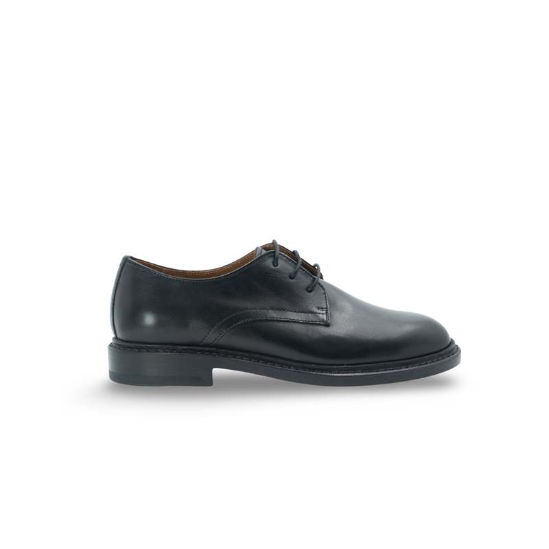 SAJA Plain Derby - Black