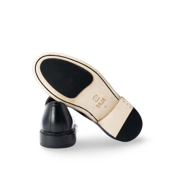 SAJA Plain Derby - Black