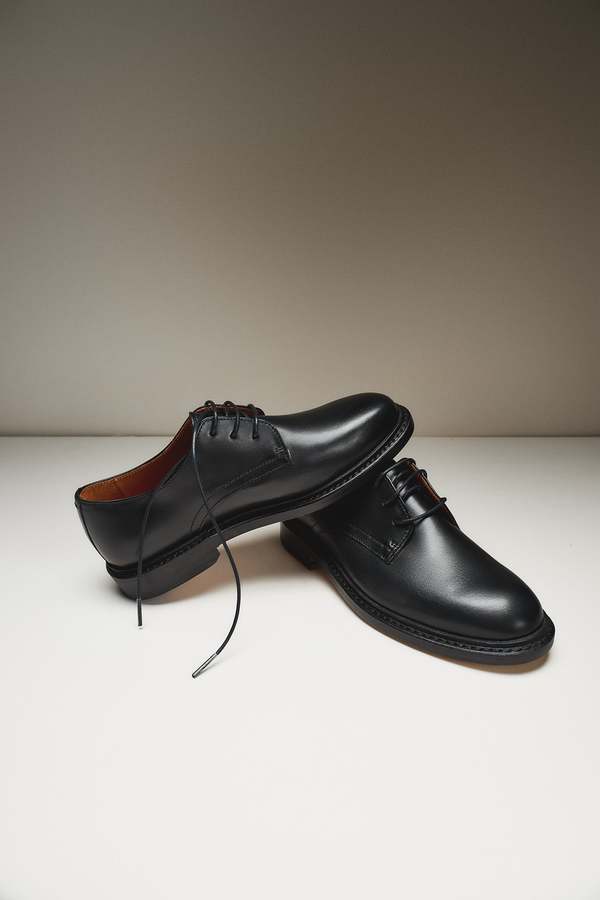SAJA Plain Derby - Black