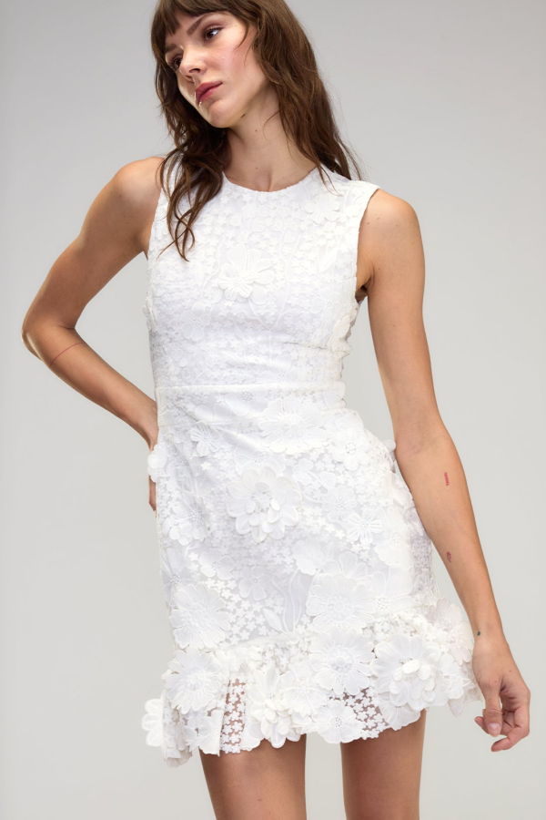 Cynthia Rowley Blooming Lace Cocktail Dress