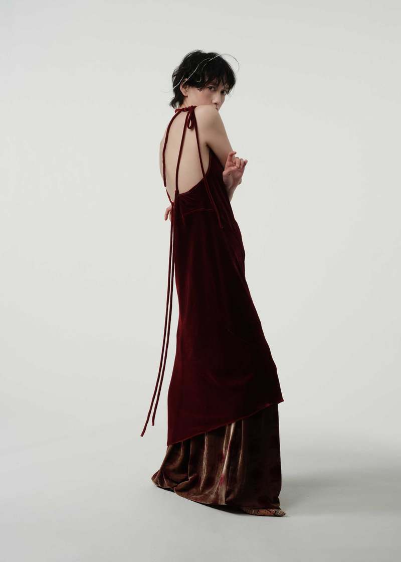 JAMPROOF Bias Slip Dress - Red