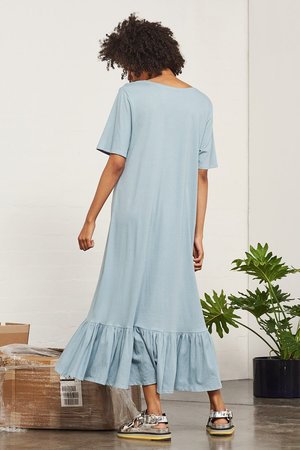 Kowtow Building Block Gather Hem Dress Kowtow Building Block Gather Hem Dress