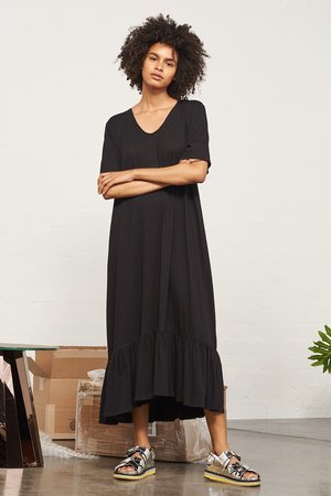 Kowtow Building Block Gather Hem Dress Kowtow Building Block Gather Hem Dress