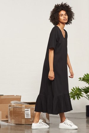 Kowtow Building Block Gather Hem Dress Kowtow Building Block Gather Hem Dress
