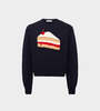 JW Anderson Graphic Jumper - Blue - Thumbnail 1