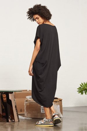 Kowtow Building Block Drape Dress Kowtow Building Block Drape Dress