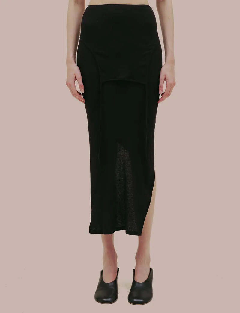 ECKHAUS LATTA Flip Skirt - Asphalt | Garmentory