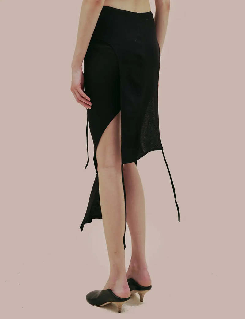ECKHAUS LATTA Flip Skirt - Asphalt | Garmentory