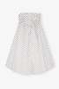 Ganni Printed Double Satin Long Pocket Skirt - Egret - Thumbnail 6