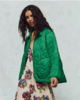 The Great. Daisy Quilted Jacket - Dill - Thumbnail 3