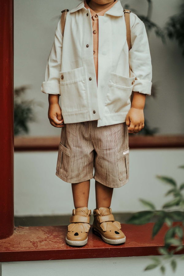 Donsje Aleid Shorts - Rust - White Striped