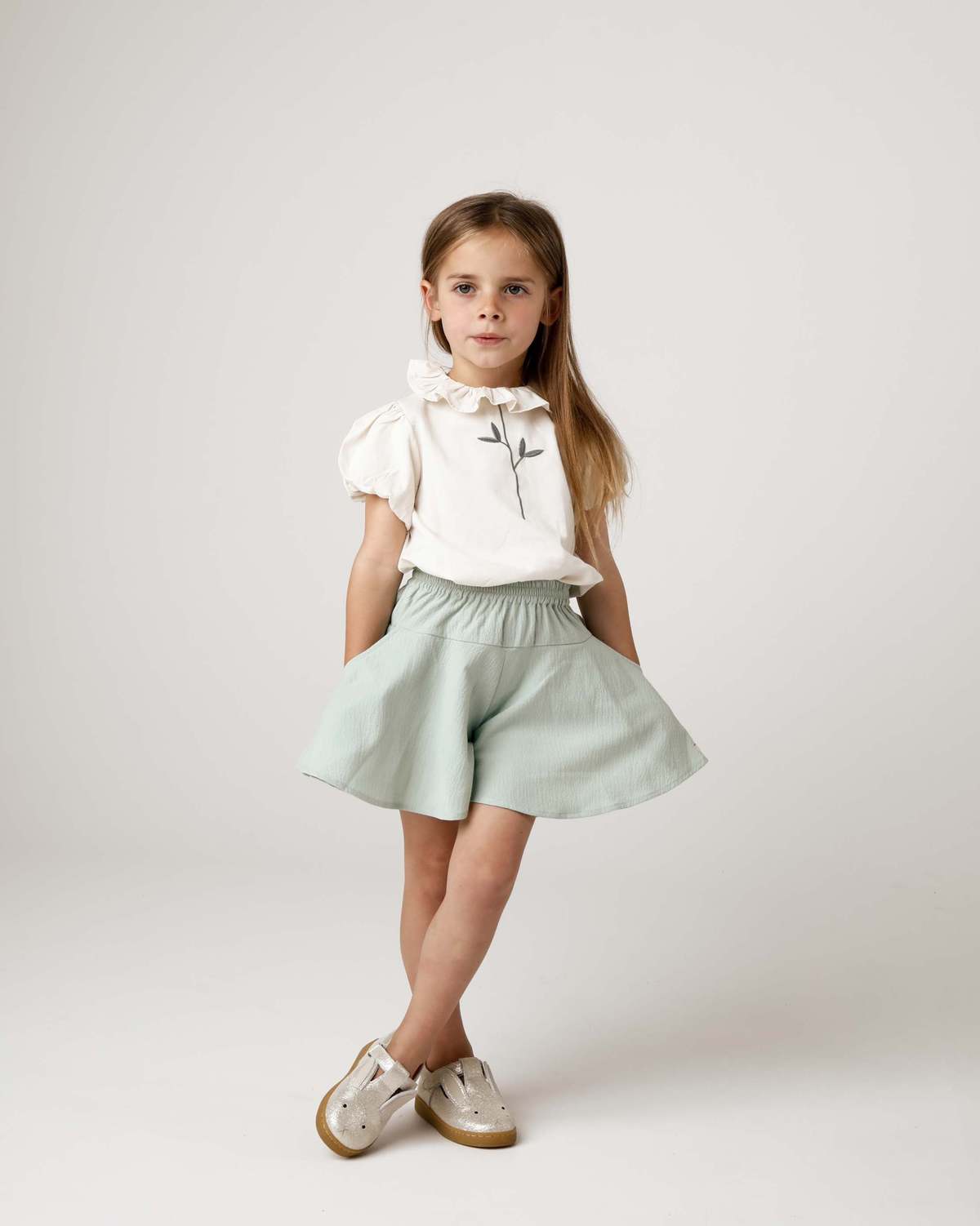 Donsje Assane Shorts - Frosted Green - Image 2 of 2