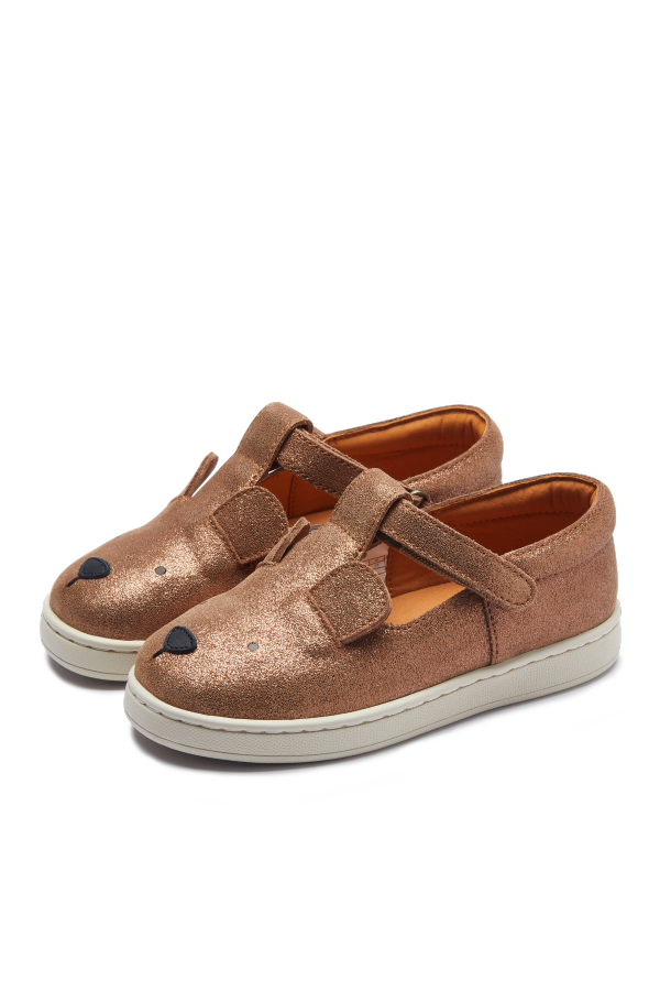 Donsje Esterre Shoes - Bronze Metallic Leather