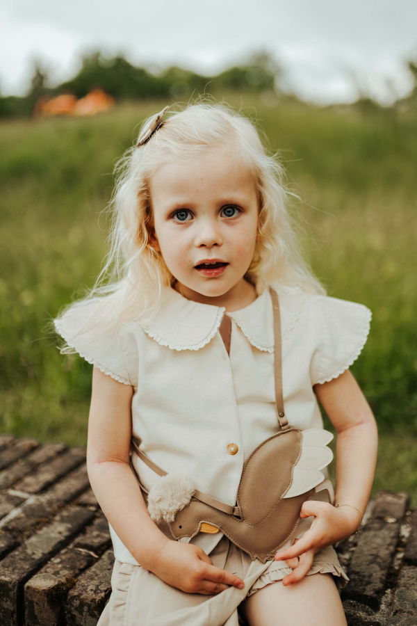 Donsje Hennie Linen Gilet - Soft Sand